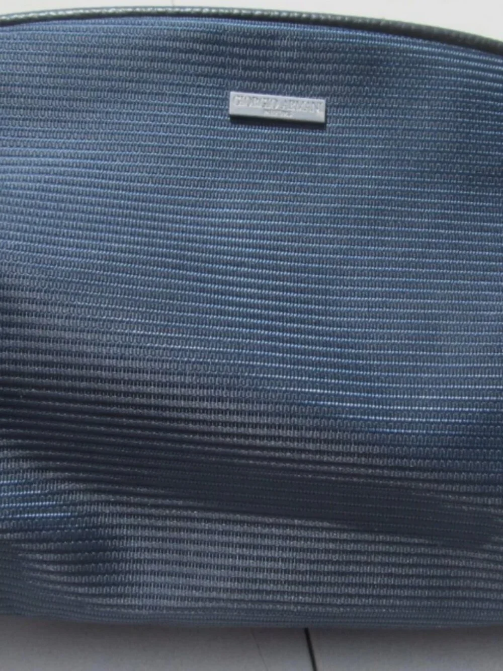 GIORGIO ARMANI~Cosmetics and Toiletries~Travel Bag for men~Black/blue